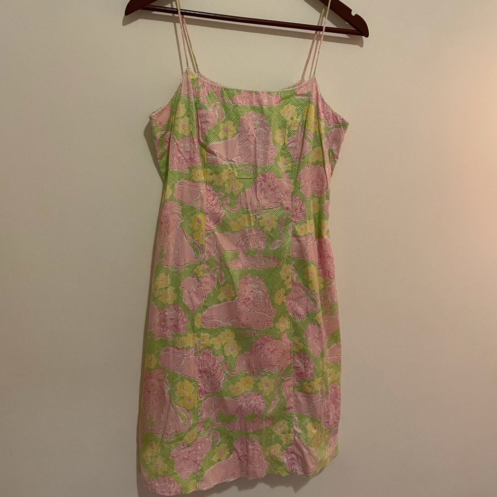Lilly Pulitzer • Lounging Lion Print Mini Dress